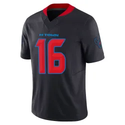 Houston Texans Men's Limited Navy 2nd Alternate Vapor F.U.S.E. Jersey (16 Kedon Slovis)