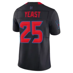 Houston Texans Men's Limited Navy 2nd Alternate Vapor F.U.S.E. Jersey (25 Russ Yeast)