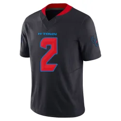 Houston Texans Men's Limited Navy 2nd Alternate Vapor F.U.S.E. Jersey (2 Calen Bullock)