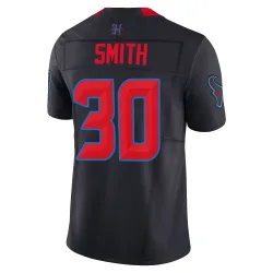 Houston Texans Men's Limited Navy 2nd Alternate Vapor F.U.S.E. Jersey (30 Jaylin Smith)