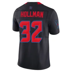 Houston Texans Men's Limited Navy 2nd Alternate Vapor F.U.S.E. Jersey (32 Ka'dar Hollman)