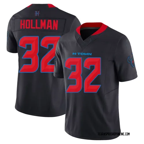 Houston Texans Men's Limited Navy 2nd Alternate Vapor F.U.S.E. Jersey (32 Ka'dar Hollman)