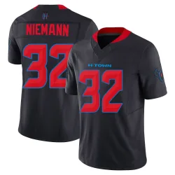 Houston Texans Men's Limited Navy 2nd Alternate Vapor F.U.S.E. Jersey (32 Nick Niemann)