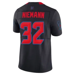 Houston Texans Men's Limited Navy 2nd Alternate Vapor F.U.S.E. Jersey (32 Nick Niemann)