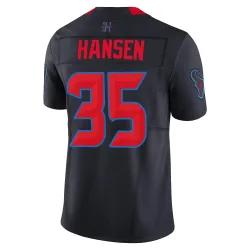 Houston Texans Men's Limited Navy 2nd Alternate Vapor F.U.S.E. Jersey (35 Jake Hansen)
