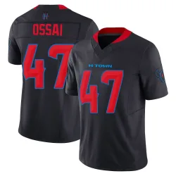 Houston Texans Men's Limited Navy 2nd Alternate Vapor F.U.S.E. Jersey (47 K.C. Ossai)