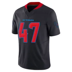 Houston Texans Men's Limited Navy 2nd Alternate Vapor F.U.S.E. Jersey (47 K.C. Ossai)