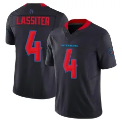 Houston Texans Men's Limited Navy 2nd Alternate Vapor F.U.S.E. Jersey (4 Kamari Lassiter)