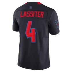 Houston Texans Men's Limited Navy 2nd Alternate Vapor F.U.S.E. Jersey (4 Kamari Lassiter)