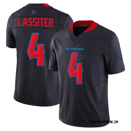 Houston Texans Men's Limited Navy 2nd Alternate Vapor F.U.S.E. Jersey (4 Kamari Lassiter)
