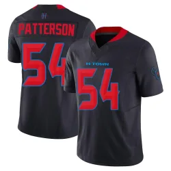 Houston Texans Men's Limited Navy 2nd Alternate Vapor F.U.S.E. Jersey (54 Jarrett Patterson)