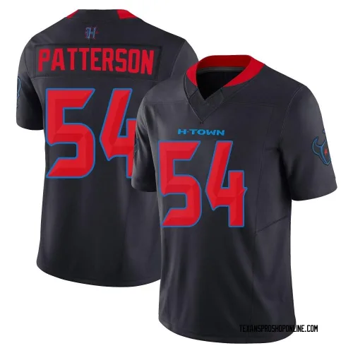 Houston Texans Men's Limited Navy 2nd Alternate Vapor F.U.S.E. Jersey (54 Jarrett Patterson)