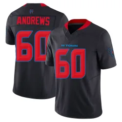 Houston Texans Men's Limited Navy 2nd Alternate Vapor F.U.S.E. Jersey (60 Jake Andrews)