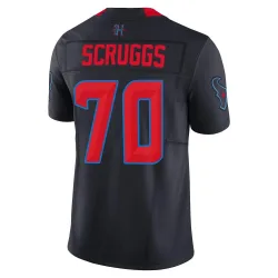 Houston Texans Men's Limited Navy 2nd Alternate Vapor F.U.S.E. Jersey (70 Juice Scruggs)