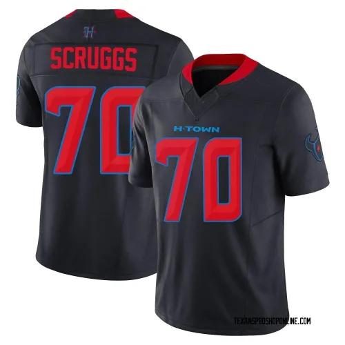 Houston Texans Men's Limited Navy 2nd Alternate Vapor F.U.S.E. Jersey (70 Juice Scruggs)