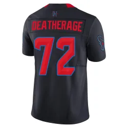 Houston Texans Men's Limited Navy 2nd Alternate Vapor F.U.S.E. Jersey (72 Dylan Deatherage)