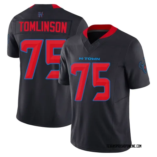 Houston Texans Men's Limited Navy 2nd Alternate Vapor F.U.S.E. Jersey (75 Laken Tomlinson)