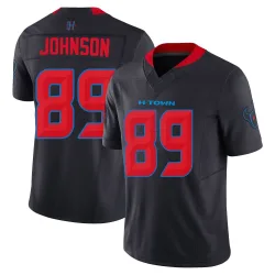 Houston Texans Men's Limited Navy 2nd Alternate Vapor F.U.S.E. Jersey (89 Xavier Johnson)