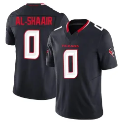 Houston Texans Men's Limited Navy Alternate Vapor F.U.S.E. Jersey (0 Azeez Al-Shaair)