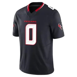 Houston Texans Men's Limited Navy Alternate Vapor F.U.S.E. Jersey (0 Azeez Al-Shaair)