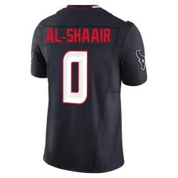 Houston Texans Men's Limited Navy Alternate Vapor F.U.S.E. Jersey (0 Azeez Al-Shaair)