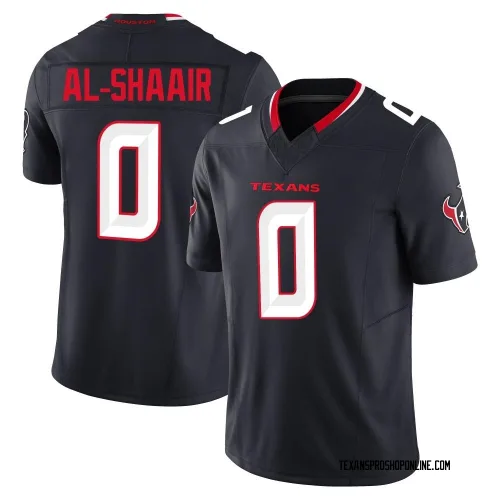 Houston Texans Men's Limited Navy Alternate Vapor F.U.S.E. Jersey (0 Azeez Al-Shaair)