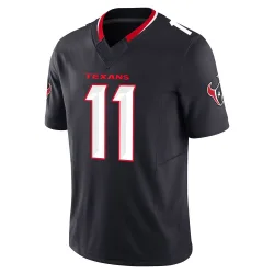 Houston Texans Men's Limited Navy Alternate Vapor F.U.S.E. Jersey (11 Tremon Smith)