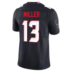 Houston Texans Men's Limited Navy Alternate Vapor F.U.S.E. Jersey (13 Braxton Miller)