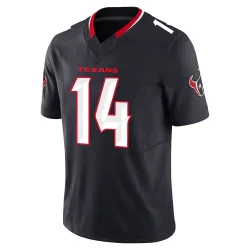 Houston Texans Men's Limited Navy Alternate Vapor F.U.S.E. Jersey (14 Jared Wayne)