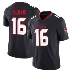 Houston Texans Men's Limited Navy Alternate Vapor F.U.S.E. Jersey (16 Kedon Slovis)