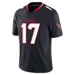 Houston Texans Men's Limited Navy Alternate Vapor F.U.S.E. Jersey (17 Braxton Berrios)