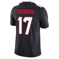 Houston Texans Men's Limited Navy Alternate Vapor F.U.S.E. Jersey (17 Braxton Berrios)