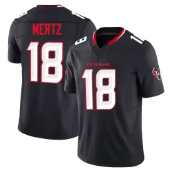 Houston Texans Men's Limited Navy Alternate Vapor F.U.S.E. Jersey (18 Graham Mertz)