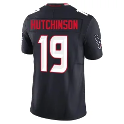 Houston Texans Men's Limited Navy Alternate Vapor F.U.S.E. Jersey (19 Xavier Hutchinson)