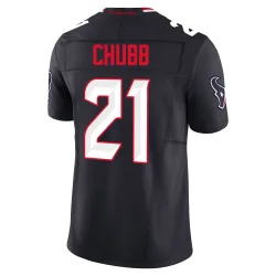 Houston Texans Men's Limited Navy Alternate Vapor F.U.S.E. Jersey (21 Nick Chubb)