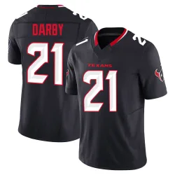 Houston Texans Men's Limited Navy Alternate Vapor F.U.S.E. Jersey (21 Ronald Darby)