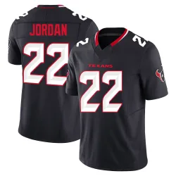 Houston Texans Men's Limited Navy Alternate Vapor F.U.S.E. Jersey (22 Jawhar Jordan)