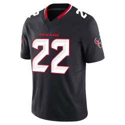 Houston Texans Men's Limited Navy Alternate Vapor F.U.S.E. Jersey (22 Jawhar Jordan)