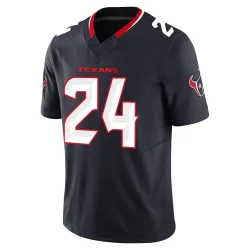 Houston Texans Men's Limited Navy Alternate Vapor F.U.S.E. Jersey (24 Derek Stingley Jr.)