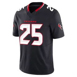 Houston Texans Men's Limited Navy Alternate Vapor F.U.S.E. Jersey (25 Russ Yeast)