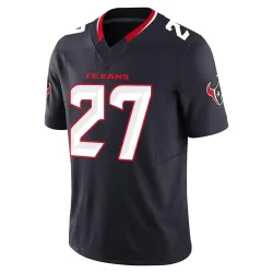 Houston Texans Men's Limited Navy Alternate Vapor F.U.S.E. Jersey (27 Myles Bryant)