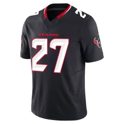 Houston Texans Men's Limited Navy Alternate Vapor F.U.S.E. Jersey (27 Woody Marks)
