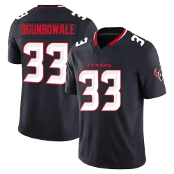 Houston Texans Men's Limited Navy Alternate Vapor F.U.S.E. Jersey (33 Dare Ogunbowale)
