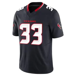 Houston Texans Men's Limited Navy Alternate Vapor F.U.S.E. Jersey (33 Dare Ogunbowale)
