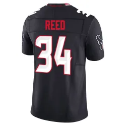Houston Texans Men's Limited Navy Alternate Vapor F.U.S.E. Jersey (34 Jaylen Reed)