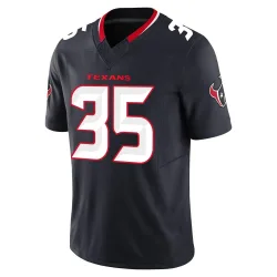 Houston Texans Men's Limited Navy Alternate Vapor F.U.S.E. Jersey (35 Jake Hansen)