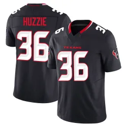 Houston Texans Men's Limited Navy Alternate Vapor F.U.S.E. Jersey (36 Alijah Huzzie)