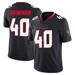Houston Texans Men's Limited Navy Alternate Vapor F.U.S.E. Jersey (40 Austin Brinkman)
