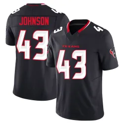 Houston Texans Men's Limited Navy Alternate Vapor F.U.S.E. Jersey (43 Jakob Johnson)