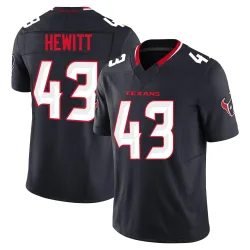 Houston Texans Men's Limited Navy Alternate Vapor F.U.S.E. Jersey (43 Neville Hewitt)